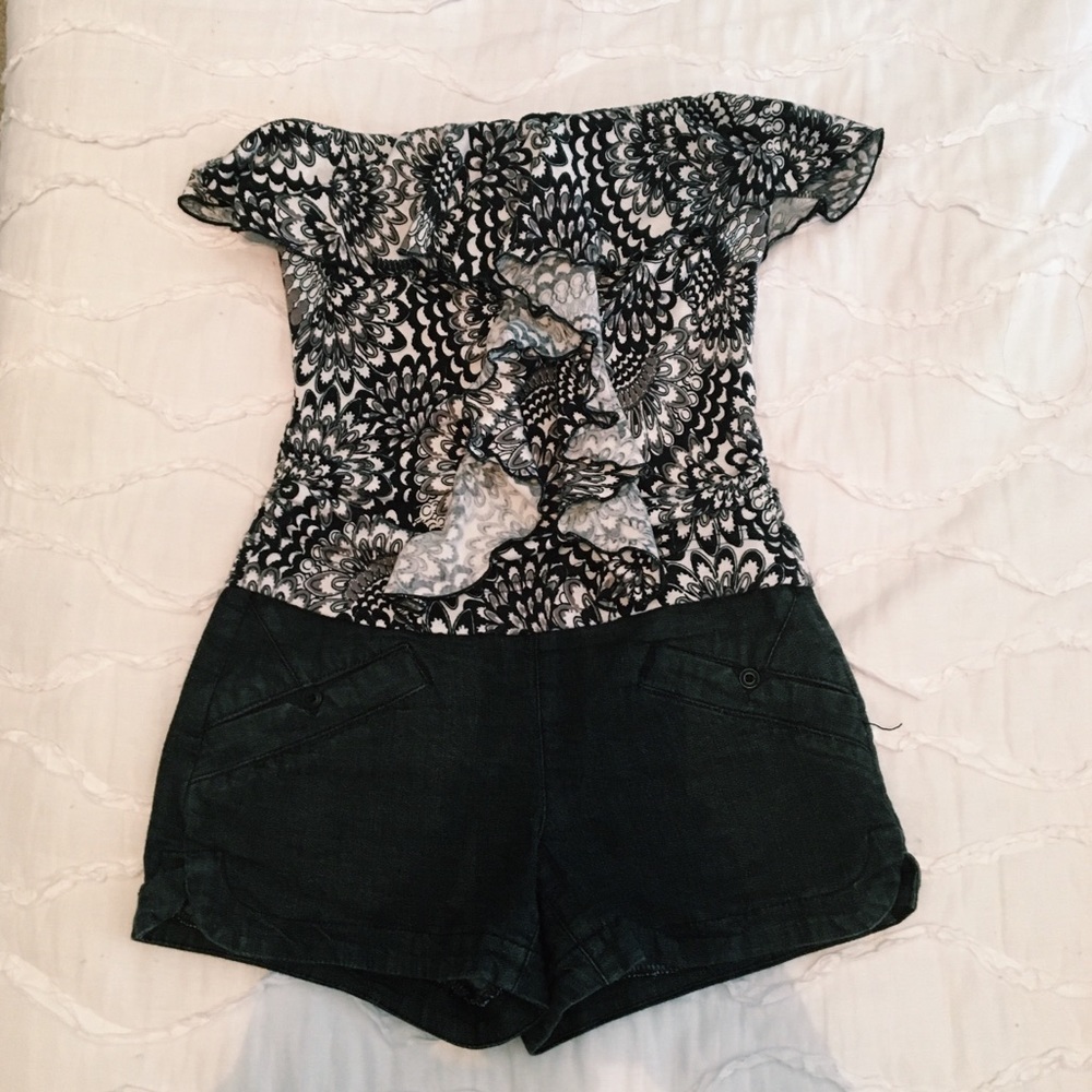 Black and white romper!